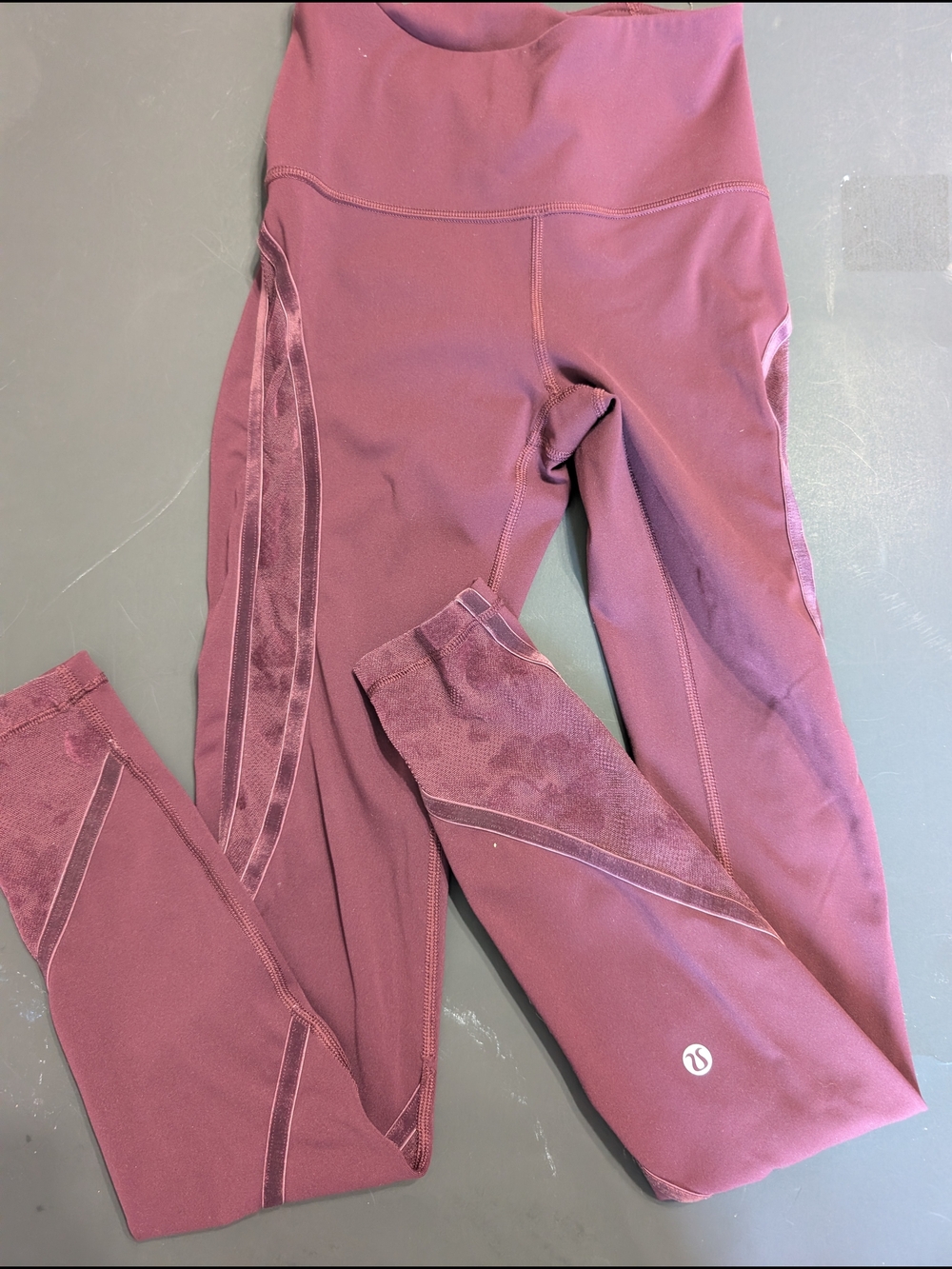 lululemon athletica Wine/Mauve High-Rise Leggings